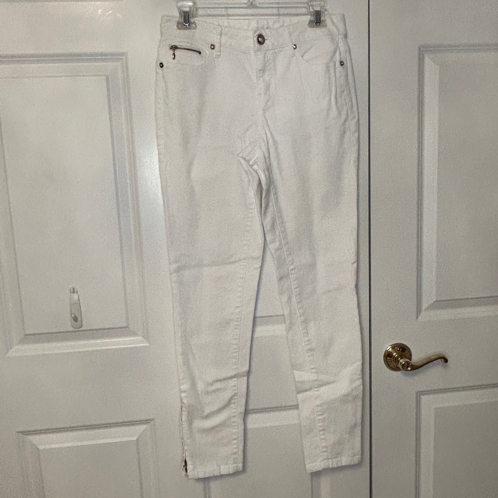 Cache White Denim Jeans